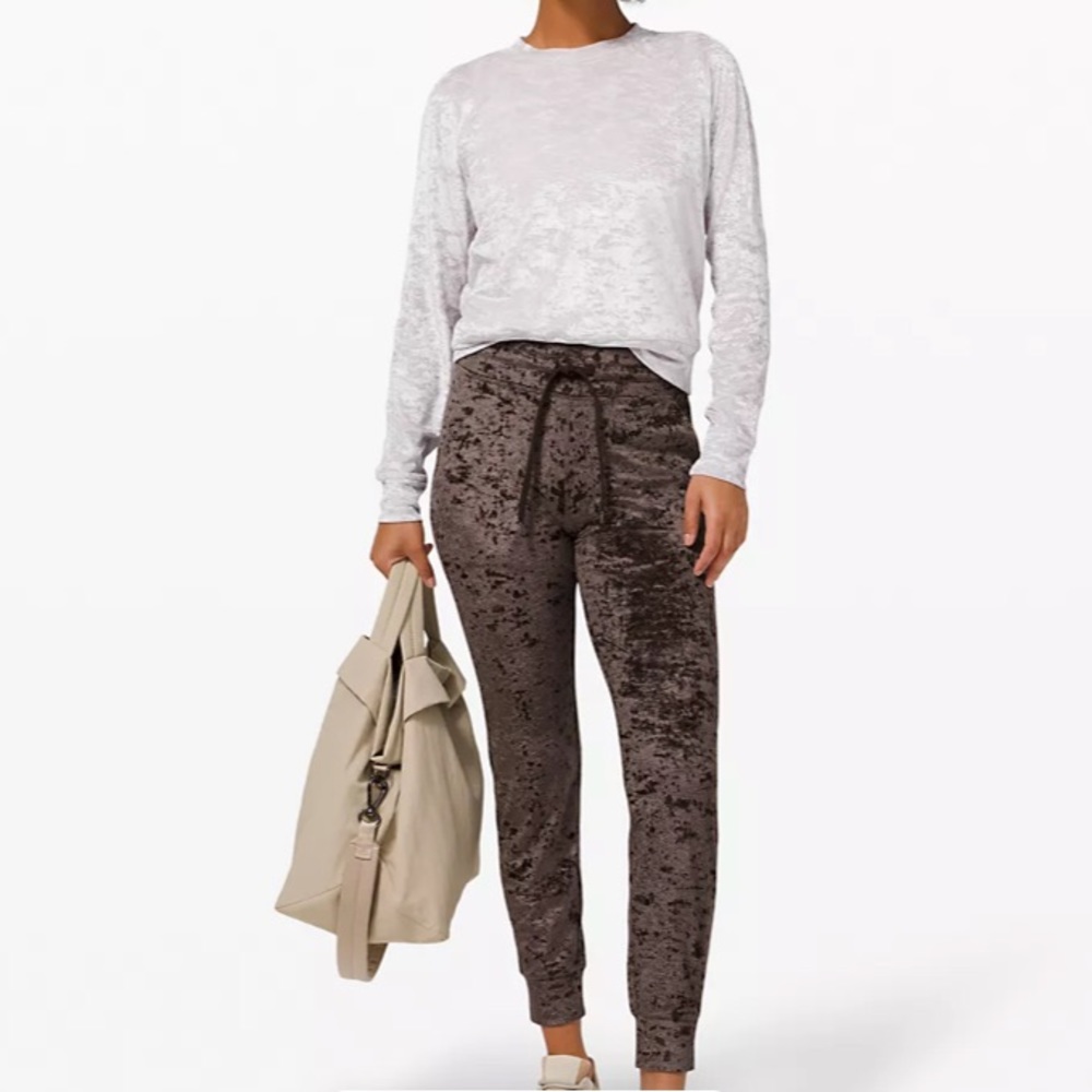 Lululemon Ready To Rulu Joggers Crushed Velvet